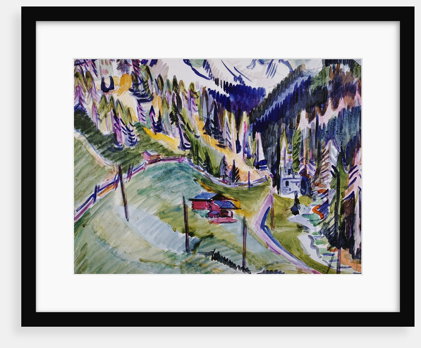 Mountain Landscape by Ernst Ludwig Kirchner