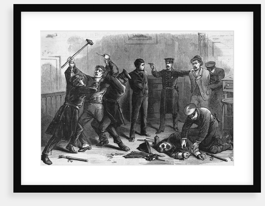Print Depicting The Capture of the Burglars by the Police by Anonymous
