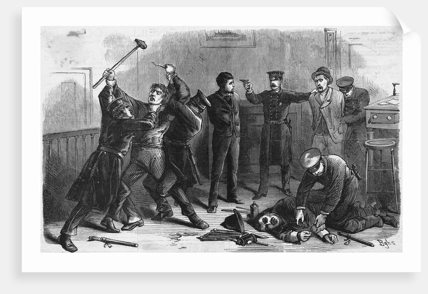 Print Depicting The Capture of the Burglars by the Police by Anonymous