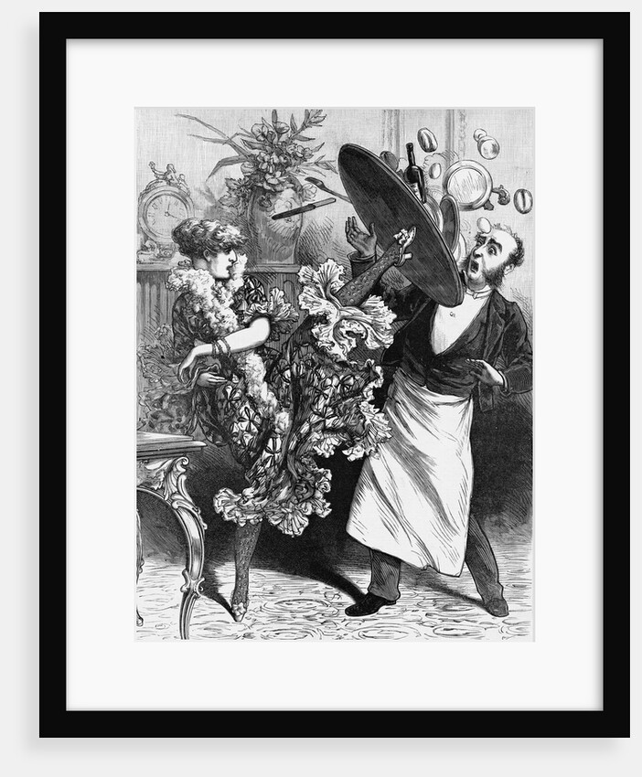 The Bernhardt Kick Newspaper Illustration by Anonymous