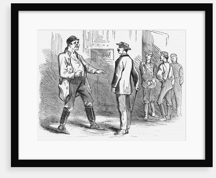 A Gorilla on the Loose Newspaper Illustration by Anonymous