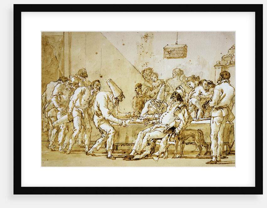Clowns #89 by Giovanni Battista Tiepolo