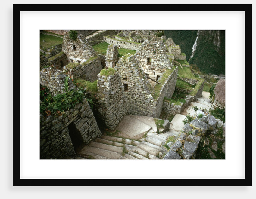 Inca Ruins at Machu Picchu by Anonymous