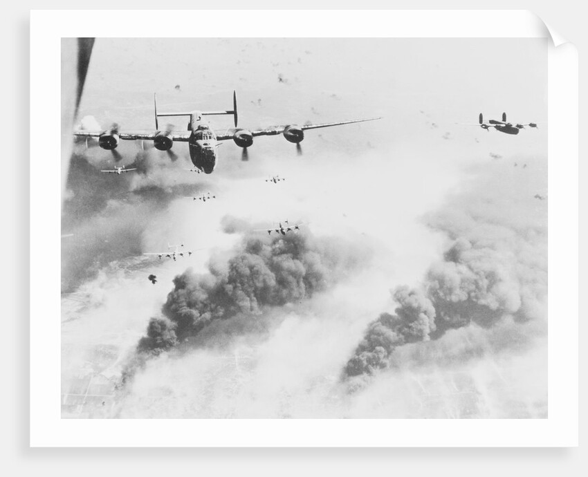 American Military Airplanes Bombing Romanian Sites by Anonymous