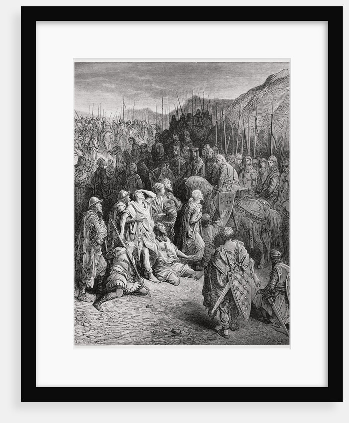 Godfrey Meets the Remains of the Army of Peter the Hermit by Gustave Dore