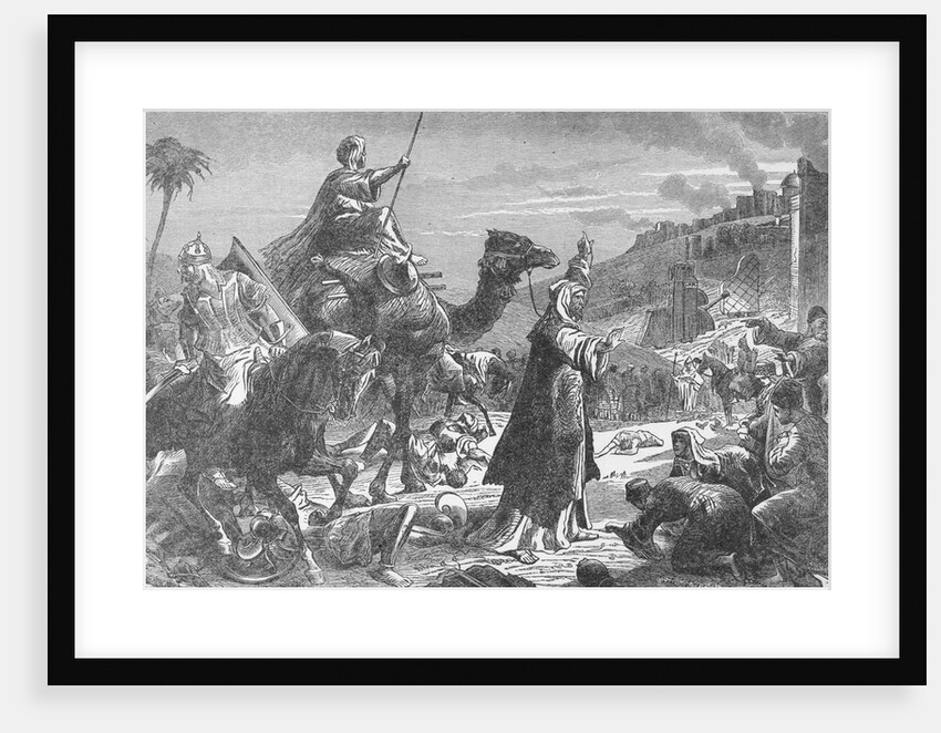 Illustration of the Entry of the Khalif Omar into Jerusalem by Anonymous