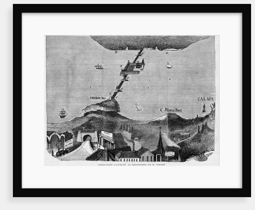 Submarine Railway Map by Anonymous