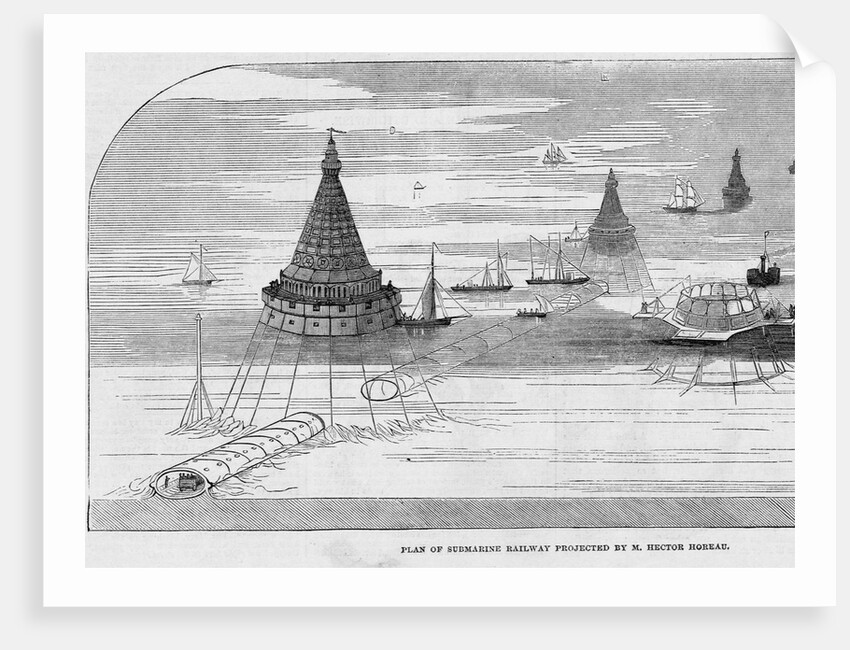 Submarine Railway Print by Anonymous