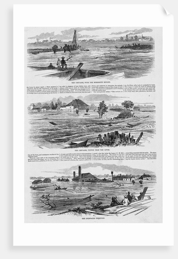 Flood Near New Orleans by Anonymous