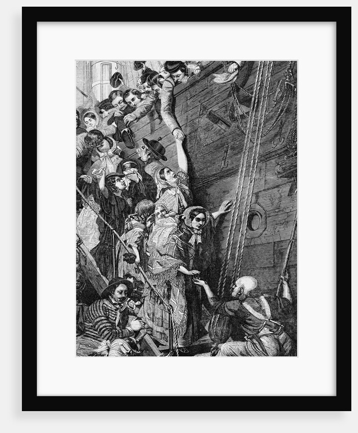 Emigrants Departing Home by Anonymous