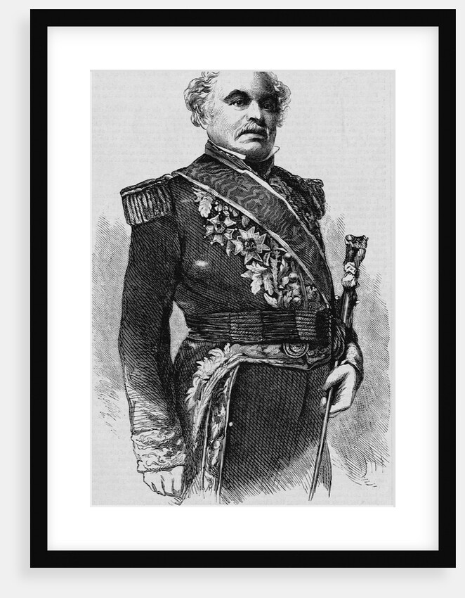 General Paez of Venezuela Illustration by Anonymous