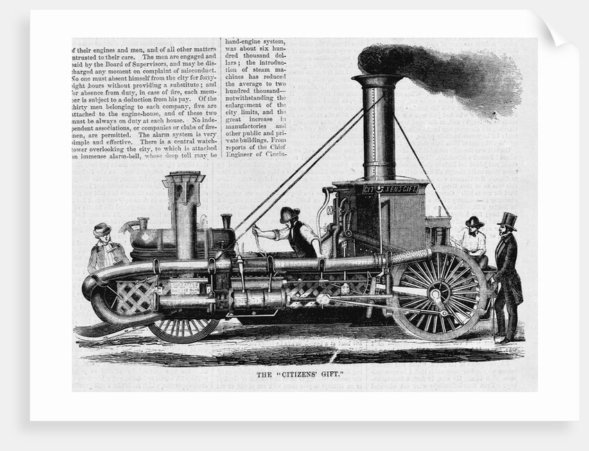 Steam Fire Engine by Anonymous