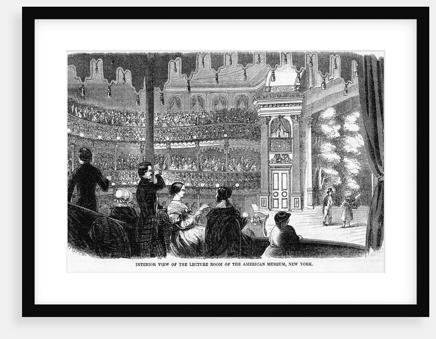 Interior of P.T. Barnum's American Museum by Anonymous