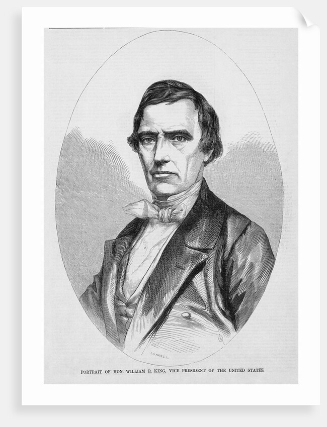 Vice President William King by Anonymous