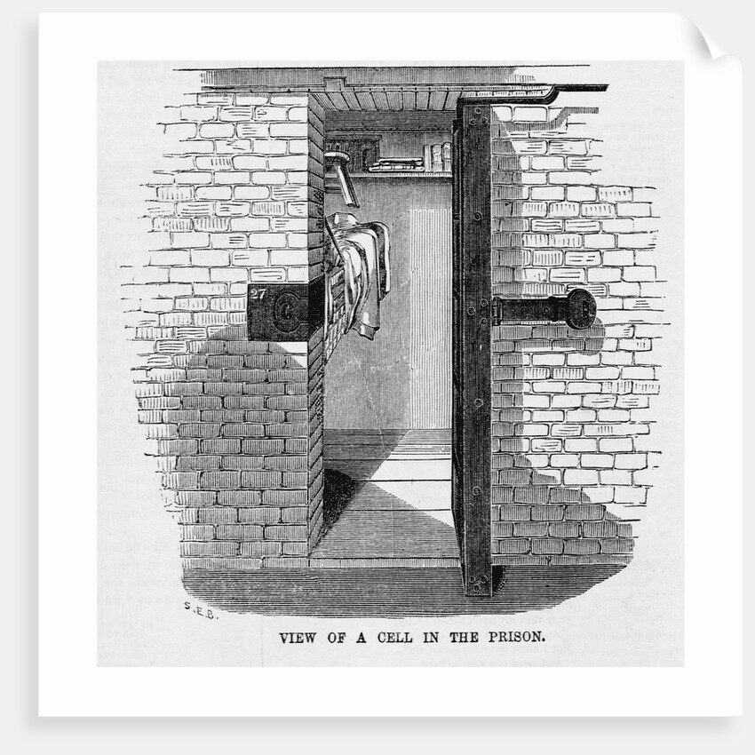 Cell at Massachusetts State Prison by Anonymous