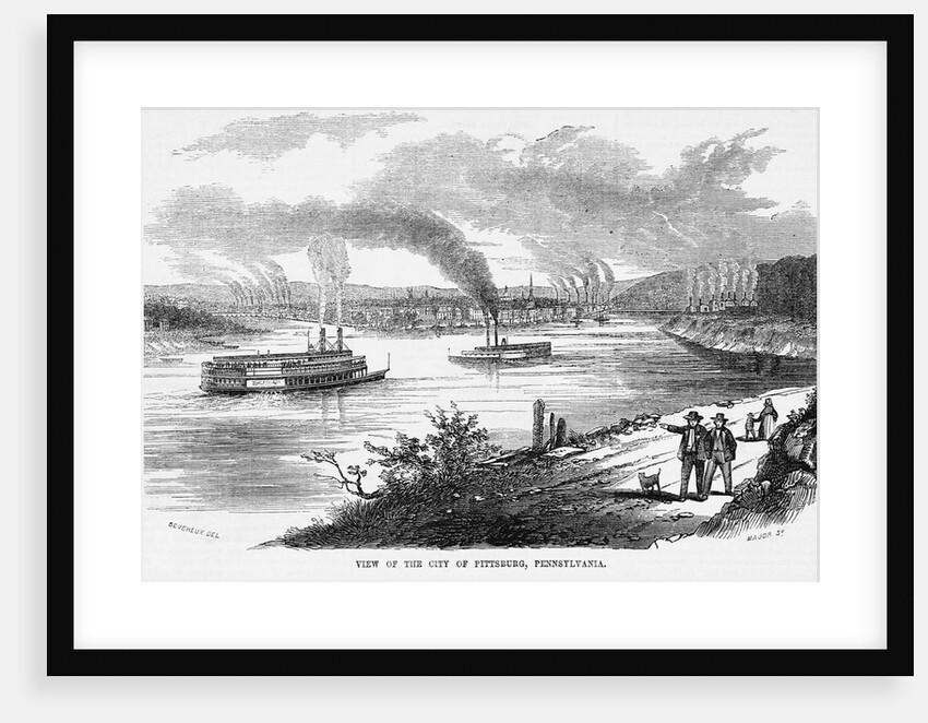 View of the city of Pittsburg, Pennsylvania by Anonymous
