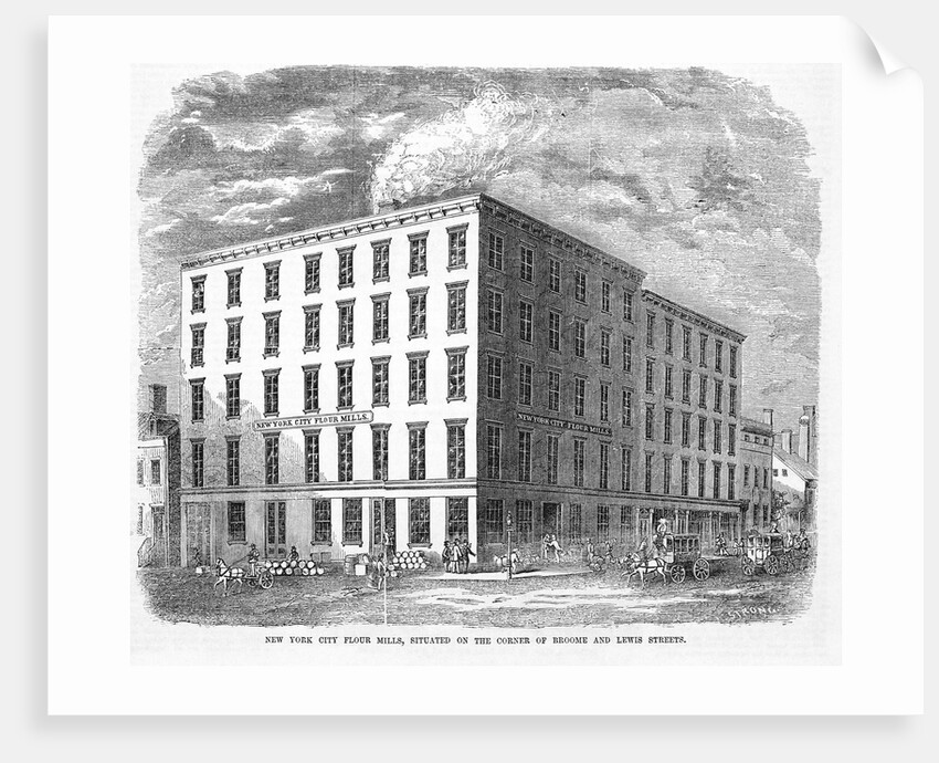 New York City Flour Mills by Anonymous