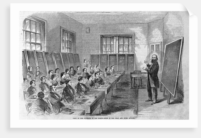 Class for Deaf and Dumb Students by Anonymous