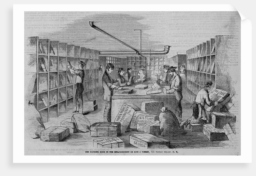 Ledger Day at Ross & Tousey by Anonymous