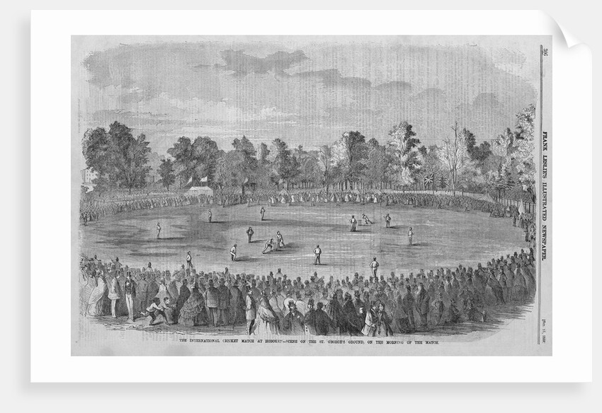 International Cricket Match by Anonymous