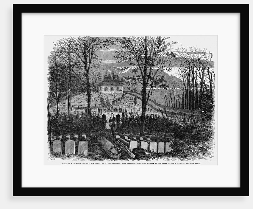 Washington Irving's Grave by Anonymous