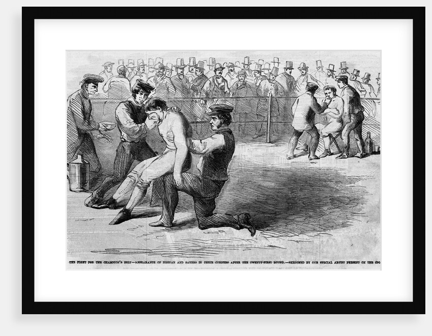 Championship Boxing Match by Anonymous