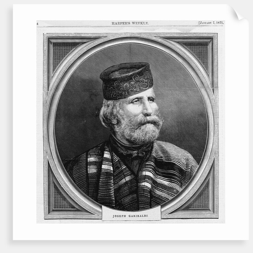 Portrait of Guiseppe Garibaldi by Anonymous