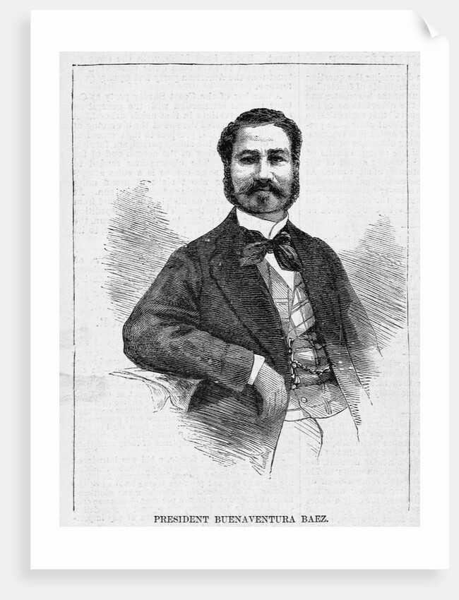 Portrait of Buena Ventura Baez by Anonymous
