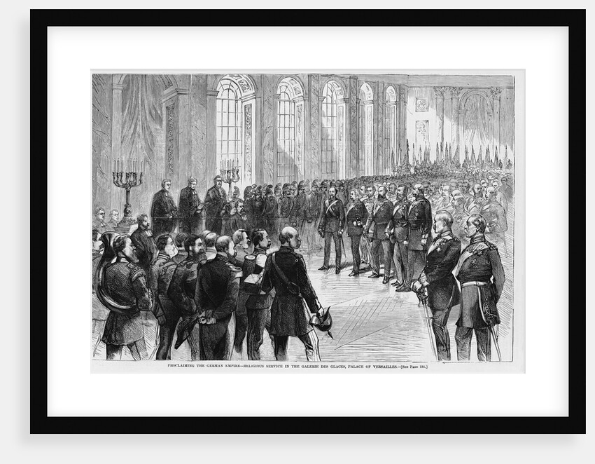 Proclaiming the German Empire by Anonymous