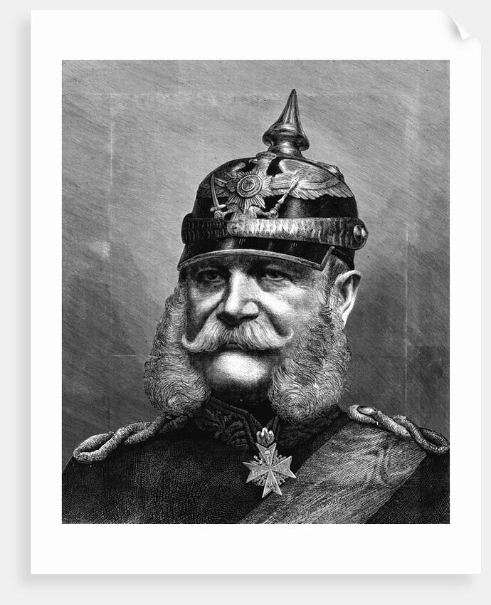 Portrait of Kaiser Wilhelm I by Anonymous