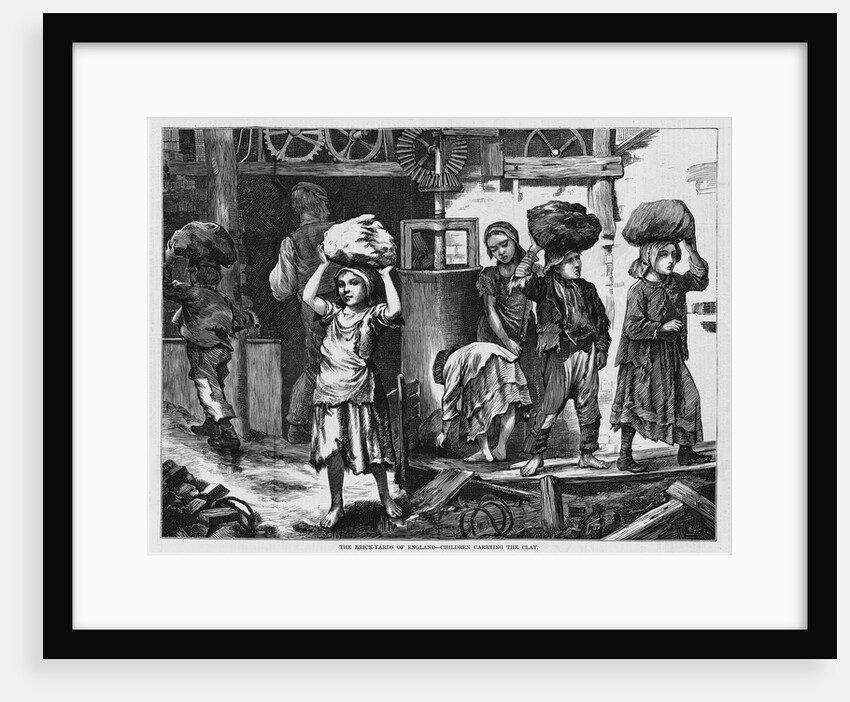 Children Working in Brickyard by Anonymous