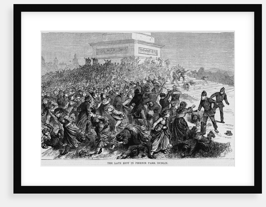 The Late Riot in Phoenix Park, Dublin by Anonymous