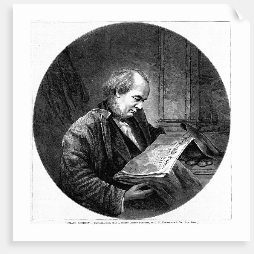 Portrait of Horace Greeley by Anonymous