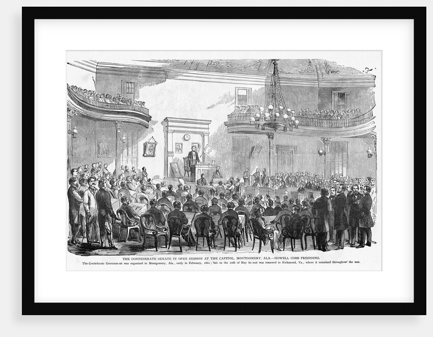 Confederate Senate by Anonymous