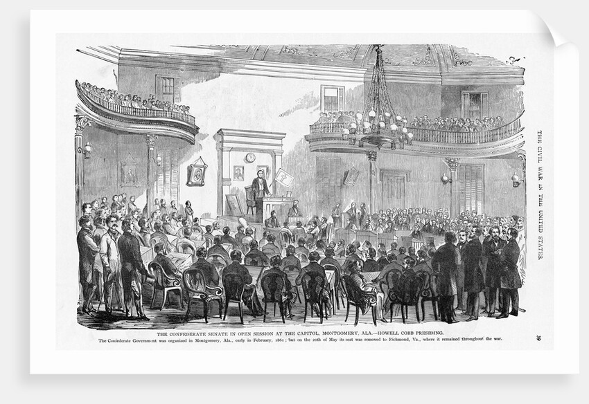 Confederate Senate by Anonymous
