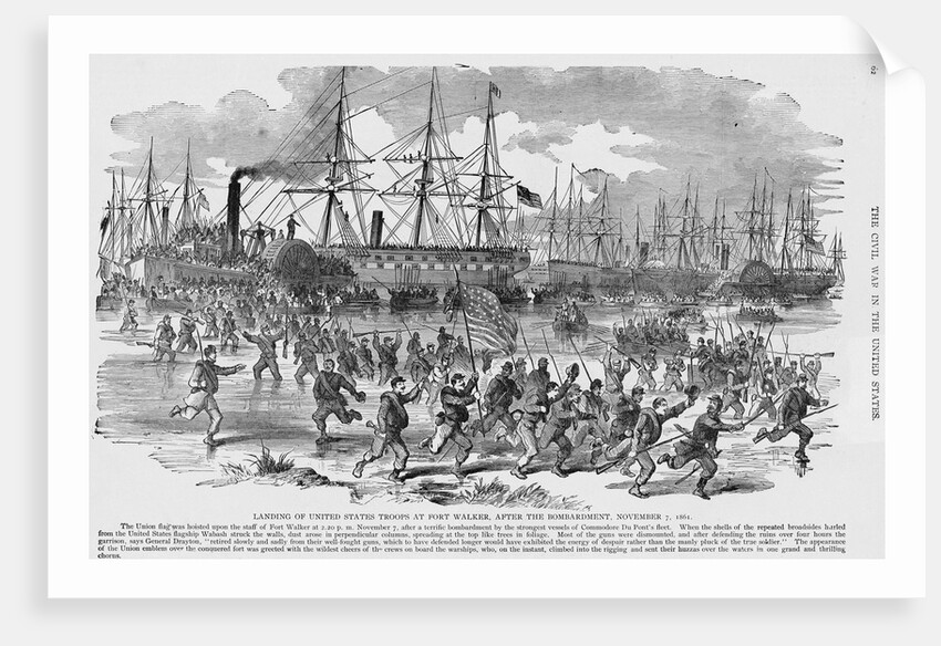 Assault on Fort Walker by Anonymous