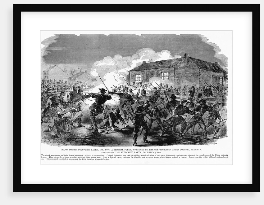 Civil War Firefight by Anonymous