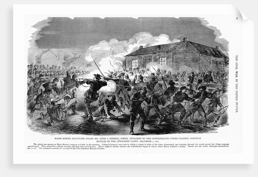 Civil War Firefight by Anonymous