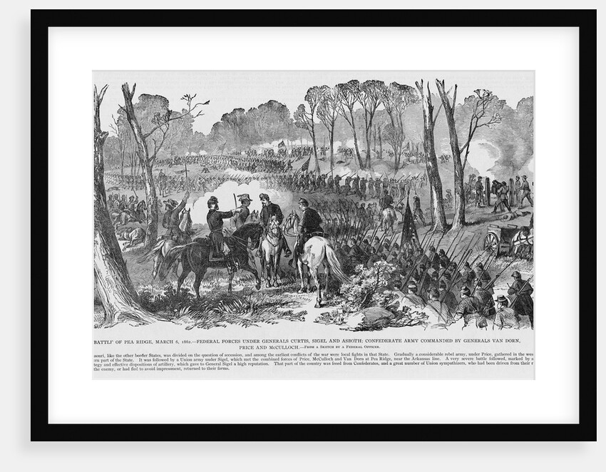 Battle of Pea Ridge by Anonymous