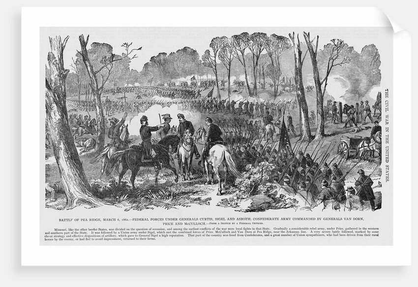 Battle of Pea Ridge by Corbis