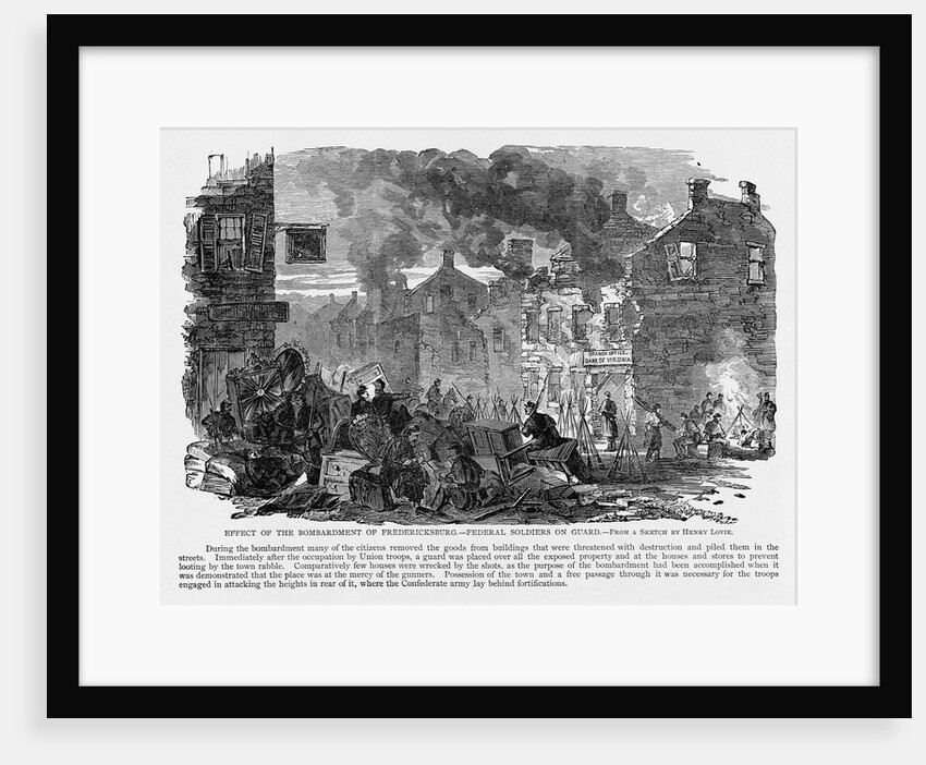 Union Soldiers in Fredericksburg, Virginia by Anonymous
