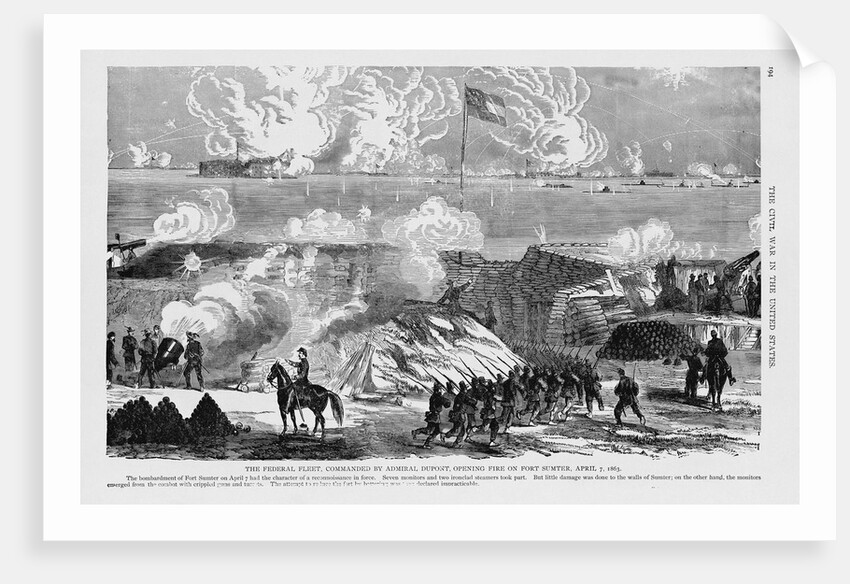 Assault on Fort Sumter by Anonymous