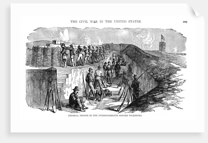 Union Trenches by Anonymous