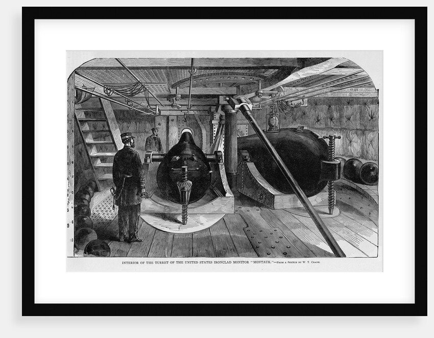 Interior of USS Montauk by Anonymous