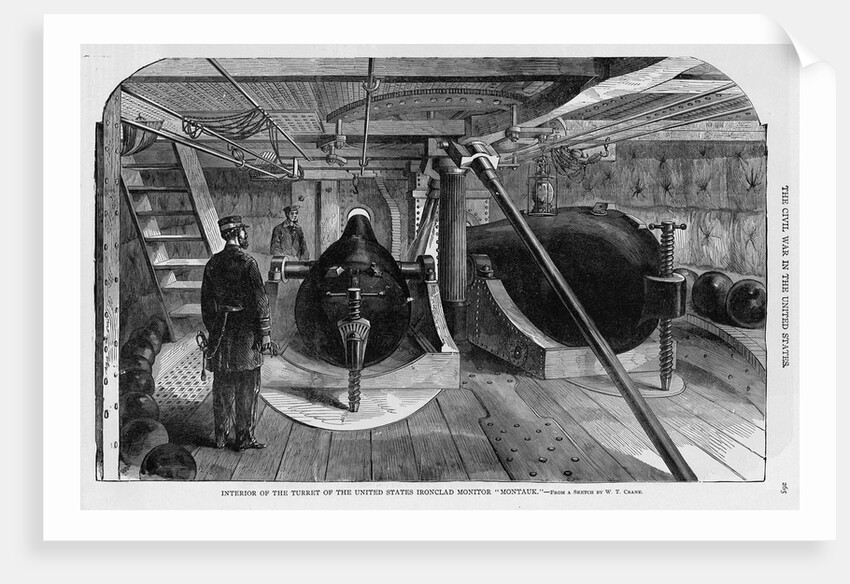 Interior of USS Montauk by Anonymous