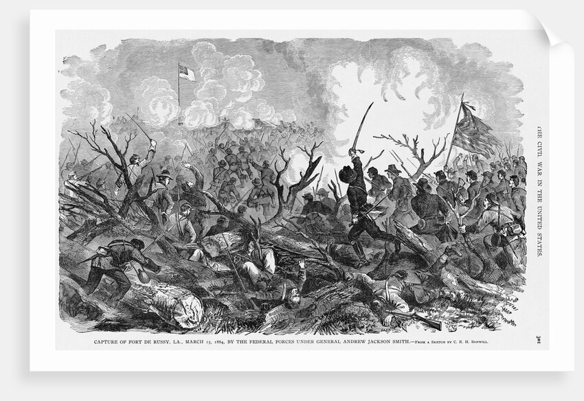 Union Army Crossing River by Anonymous