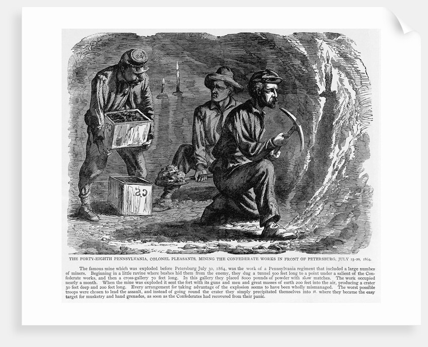 Mining Under Confederate Trenches by Anonymous