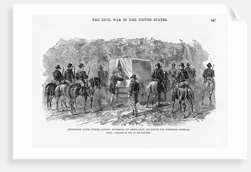 Jefferson Davis Under Arrest by Anonymous
