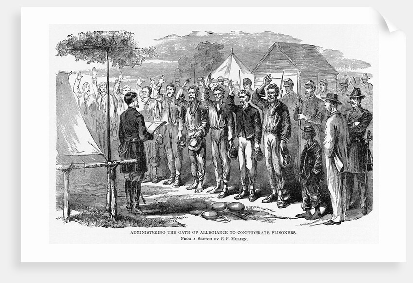 Prisoners Taking Oath of Allegiance by Anonymous