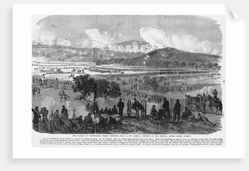 Battle of Gettysburg by Anonymous